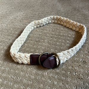 Janie and Jack tan braided belt size 2T-3T
